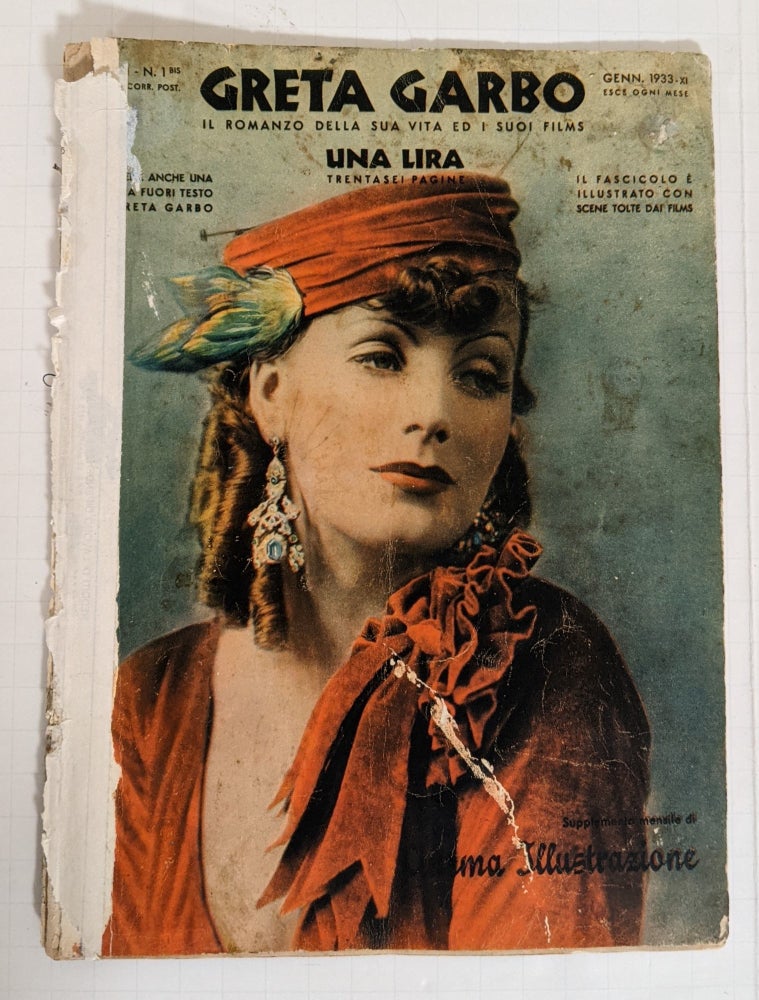 Item #5034 Greta Garbo; Il Romanzo Della Sua Vita Ed I Suoi Films. Guiseppe Marotta.