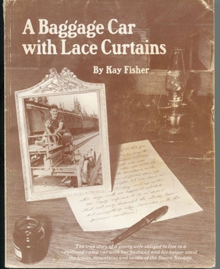 Item #5107 A Baggage Car with Lace Curtains. Kay Fisher