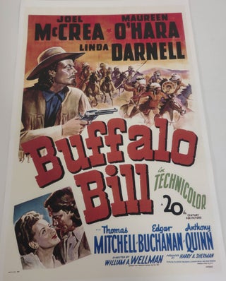 Item #5231 Buffalo Bill Movie Poster. 20th Century Fox