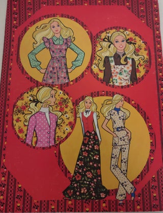 Set of 2 paper dolls from the 1970s