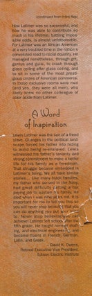 Lewis Latimer, the First Hidden Figure