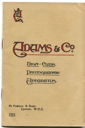 Item #6170 Adams & Co. High-Class Photographic Apparatus
