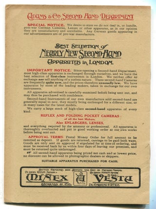 Adams & Co. High-Class Photographic Apparatus