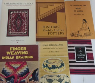 Item #6174 Set of 6 Native American craft, art and culture books. Ruth Underhill, et. al
