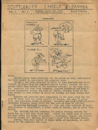 Scuttlebutt Shield and Banner; Vol 1, Nos. 3 & 4