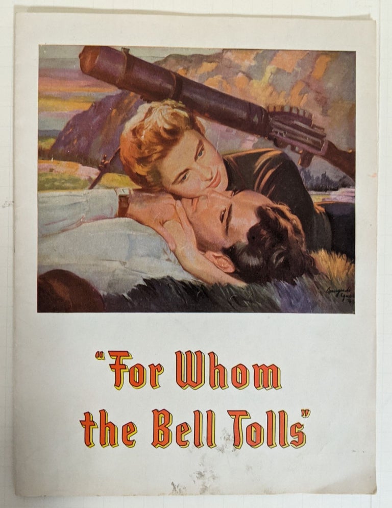 Item #6393 For Whom the Bell Tolls; movie book. Paramount Pictures.