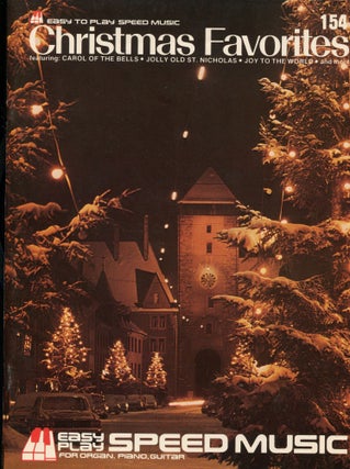 Item #6538 Christmas Favorites; easy to play speed music for organ, piano, guitar #154. Sight,...