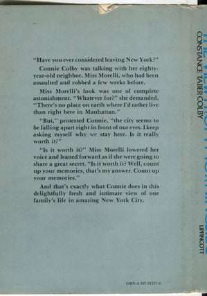 The View From Morningside; one family's New York