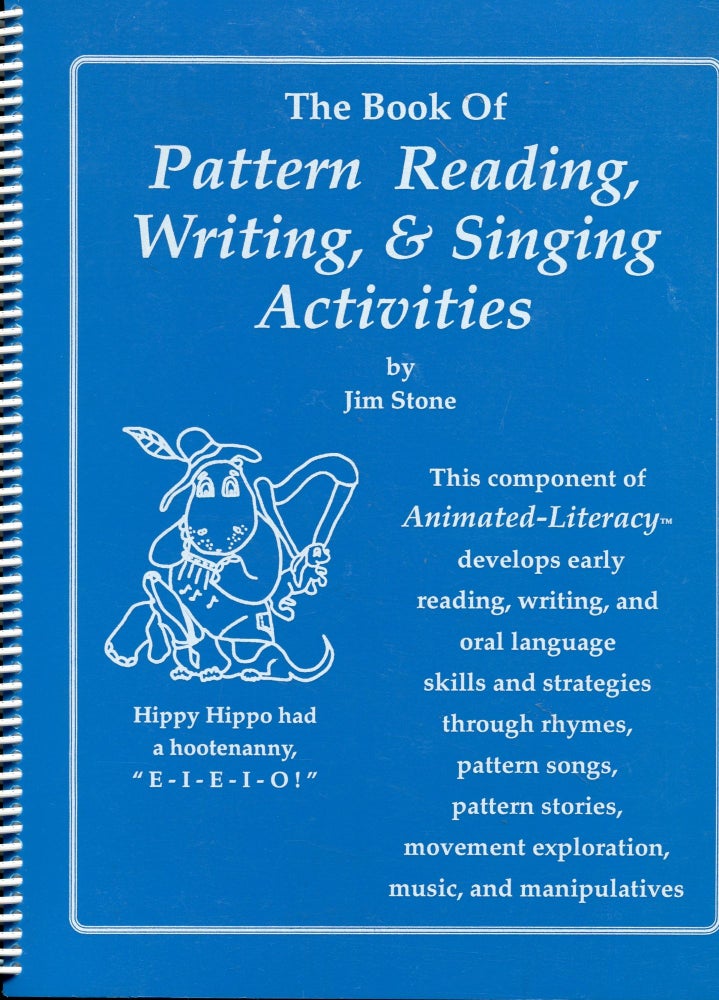 Item #7088 The Book of Pattern Reading, Writing, & Singing Activities. Jim Stone.