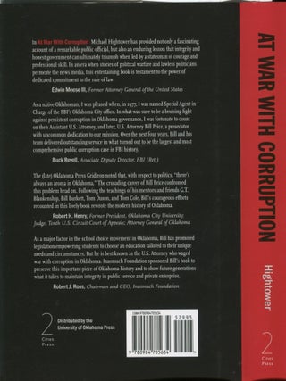At War with Corruption; a biography of Bill Price, U.S. Attorney for the Western District of Oklahoma