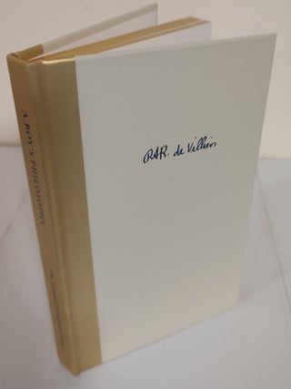 A Boy's Philosophy: Tribute Edition; writings of Robert A.R. de Villiers, 1927-1944