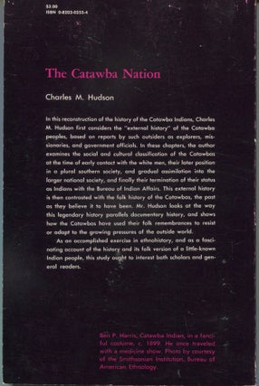 The Catawba Nation; University of Georgia Monographs, No. 18