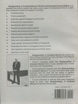 Bodyguarding: A Complete Manual; revised and expanded Second Edition