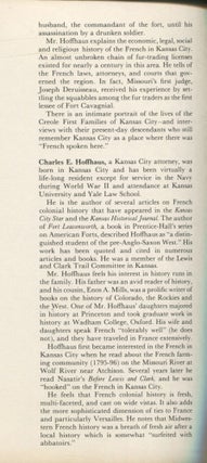 Chez Les Canses: Three Centuries at Kawsmouth; the French foundations of metropolitan Kansas City