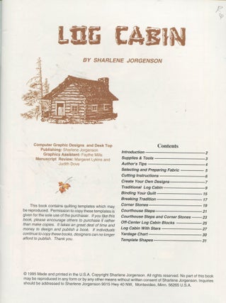 Log Cabin; as seen on Quilting from the Heartland