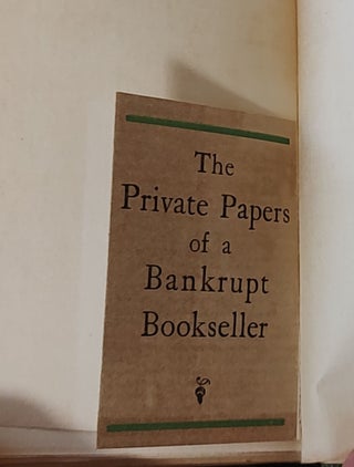 The Private Papers of a Bankrupt Bookseller