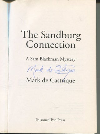 The Sandburg Connection; a Sam Blackman mystery