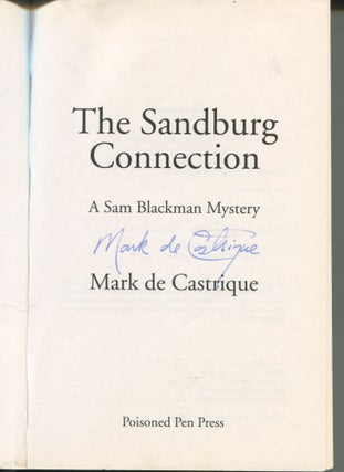 The Sandburg Connection; a Sam Blackman mystery