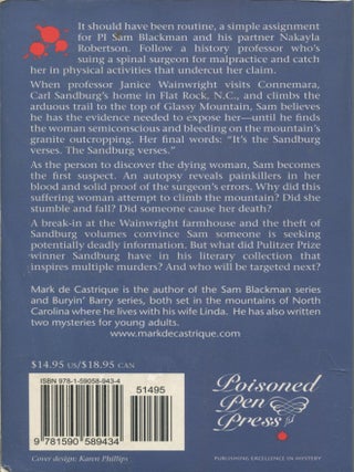 The Sandburg Connection; a Sam Blackman mystery