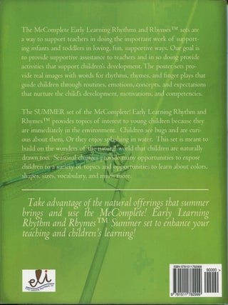 Early Learning Rhythms and Rhymes Guidebook; Volume 7 - Summer Curricula set