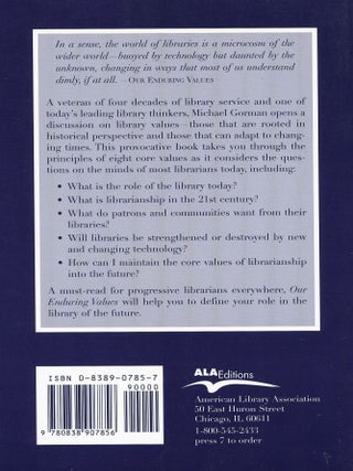 Our Enduring Values; Librarianship in the 21st Century